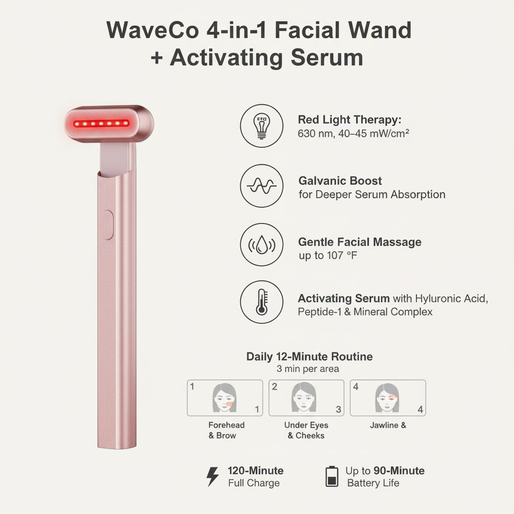 WaveCo™ 4-in-1 Skincare Wand Kit