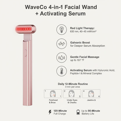 WaveCo™ 4-in-1 Skincare Wand Kit